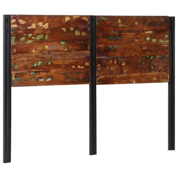 Čelo vidaXL 140 cm Recyklované masívne drevo a železo