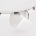 vidaXL Integrované kempingové WC biele 24+17 l HDPE a PP