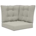 vidaXL Vankúš na vonkajšiu pohovku Polyester Sivá 50,5 x 50,5 cm