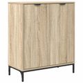 vidaXL Servírovacia skriňa Sonoma dub 69,5 x 33 x 82 cm