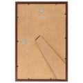 vidaXL Fotorámiky na stenu alebo stôl 3 ks hnedé 70x90 cm MDF
