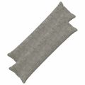 vidaXL Poťah na podložku 2 ks HOUTEN Svetlosivá 40 x 145 cm