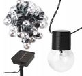 Solárne párty osvetlenie reťaz girlanda GIR65, 30xLED, G40, 6,5m Solárne párty osvetlenie reťaz girlanda GIR65, 30xLED, G40, 6,5m