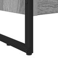 vidaXL Knižnica 80 x 30 x 121 cm Kompozitné drevo Sivý Sonoma