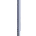 vidaXL Profesionálny skladací párty stan+2 steny 2x2 m, oceľ, biely