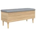 vidaXL Úložná lavička dub sonoma 102x42x46 cm kompozitné drevo