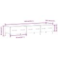 vidaXL TV skrinka vo farbe dubu sonoma 150x34,5x30 cm spracované drevo