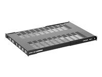 1U - Adjustable Mount Depth - Heavy Duty - Polica skrine - čierna - 1U - 19" - pre P/N: RK1233BKM, RK2433BKM, RK2537BKM, RK3236BKF, RK4236BKB, RK4242BK24, RK4242BK30