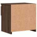 vidaXL Nočné stolíky 2 ks hnedý dub 40x30x39 cm spracované drevo