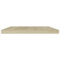 vidaXL Prídavné police 4 ks, dub sonoma 60x10x1,5 cm, drevotrieska