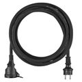 Predlžovací kábel EMOS P01705 guma-neoprén PROFI spojka 5m / 3x 1,5mm / IP44 / čierny