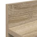 vidaXL Vešiak na stenu Nástenná montáž Sonoma dub 80 x 10,5 x 18 cm