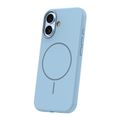 Silikónové tenké Mag puzdro pre iPhone 17 / 18 6,3" svetlomodré