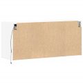 vidaXL TV nástenná skrinka s LED svetlami biela 100x31x45 cm
