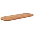 vidaXL Stolová doska 110x40x2,5 cm oválna masívna akácia