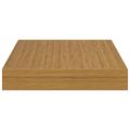 vidaXL Stenná polica Nástenná montáž 4 ks Béžová 23 x 23,5 x 3,8 cm