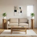 vidaXL Stojan na rastliny 2 ks Dub artisan Ø40 x 100 cm