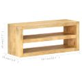 vidaXL TV skrinka 107x35x45 cm mangový masív