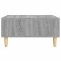 vidaXL Konferenčný stolík sivý sonoma 60x60x30 cm drevotrieska