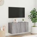 vidaXL TV skrinka nástenná sivá sonoma 80x30x41 cm