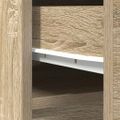 vidaXL Highboard Dub Sonoma 37,5x35x180 cm Konštruktérske drevo