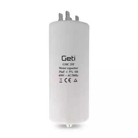 Kondenzátor rozbehový motorový 35uF 450V GETI GMC 35F