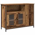 vidaXL Servírovacia skriňa Staré drevo 100 x 35 x 75 cm