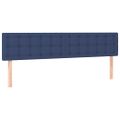 vidaXL Boxspring posteľ s matracom modrá 200x200 cm látka
