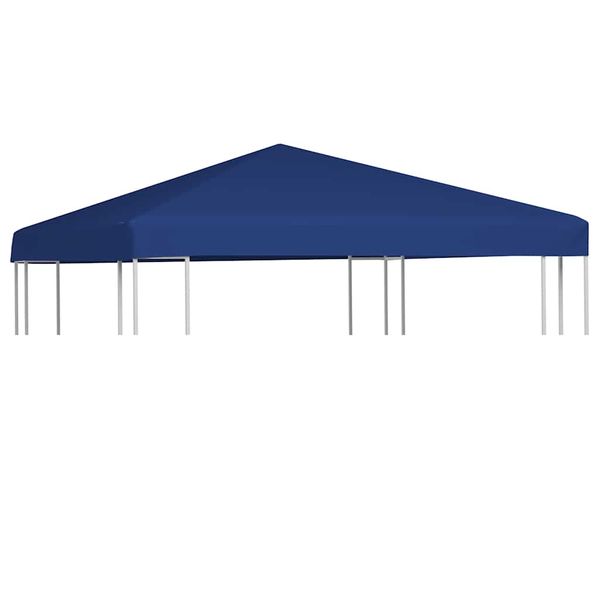 vidaXL Strieška na altánok 310 g/m², 3x3 m, modrá