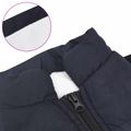 vidaXL Psí kabát Námornícka modrá L32 Flís a polyester