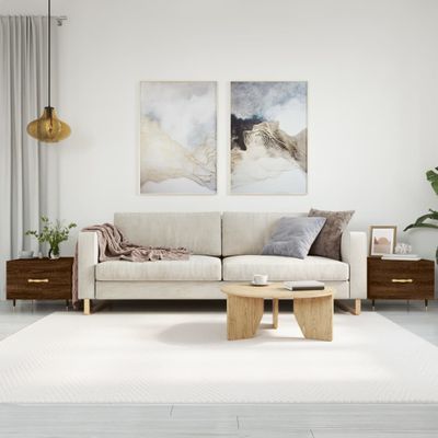 vidaXL Konferenčné stolíky 2 ks hnedý dub 50x50x40 cm kompozitné drevo