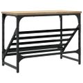 vidaXL Regál na topánky dub sonoma 60x30x45 cm kompozitné drevo
