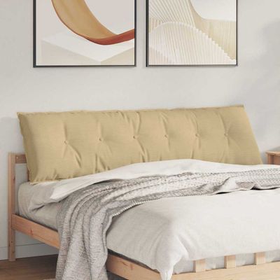 vidaXL Poduška na chrbát Šedá zelená 180 x 50 cm Kordúrová tkanina