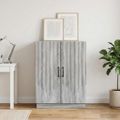 vidaXL Servírovacia skriňa Sivá sonoma 66 x 34,5 x 87 cm