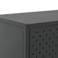 vidaXL Komoda antracitová 105x35x75 cm oceľ