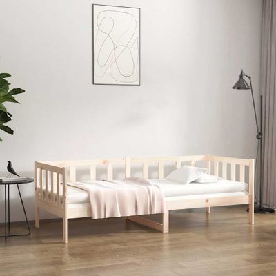 vidaXL Denná posteľ s matracom 90x190 cm masívna borovica