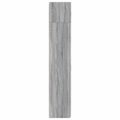 vidaXL Úložná lavička sivá sonoma 70x42,5x225 cm kompozitné drevo