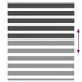 vidaXL Zebra roleta čierna 125x150 cm šírka látky 120,9cm polyester