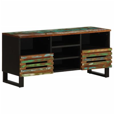 vidaXL TV skrinka 100x34x46 cm, akáciový masív