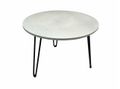 LC-L1-H-0 Luma Concrete Table – Light Grey, Smooth