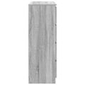 VidaXL Príborník Grey Sonoma 100x35x99 cm Engineered Wood
