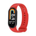 Silikónový remienok mi band 8/m8 (6). červený