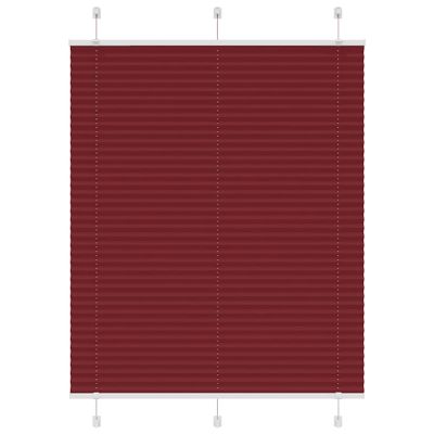 vidaXL plisovaná roleta Bordeaux červená 105x150 cm Šírka látky
