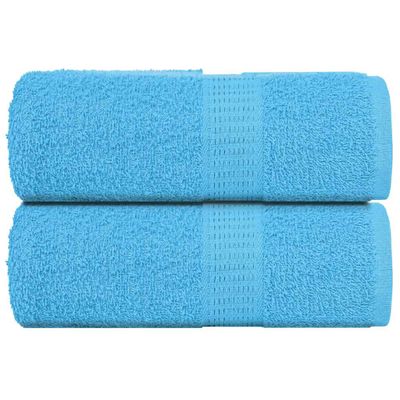 vidaXL Utierky na umývanie FROGN 2 ks tyrkysové 30x30 cm 360 g/m²
