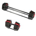 Jednoručná / obojručná variabilná činka HMS SGR40 PRO SET 2v1 40 kg
