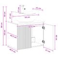 vidaXL Sada kúpeľňového nábytku Čierna Kompozitné drevo
