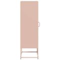 vidaXL Highboard Pink 36x39x123 cm Oceľ valcovaná za studena