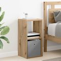 vidaXL Nočný stolík Remeselný dub 30,5 x 27 x 59,5 cm Kompozitné drevo