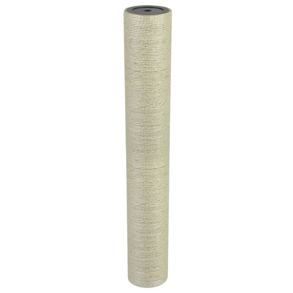 vidaXL Stĺpik na škrabanie pre mačky, 8x55 cm, 8 mm béžový