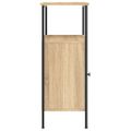 vidaXL Nočné stolíky 2 ks dub sonoma 41x31x80 cm kompozitné drevo